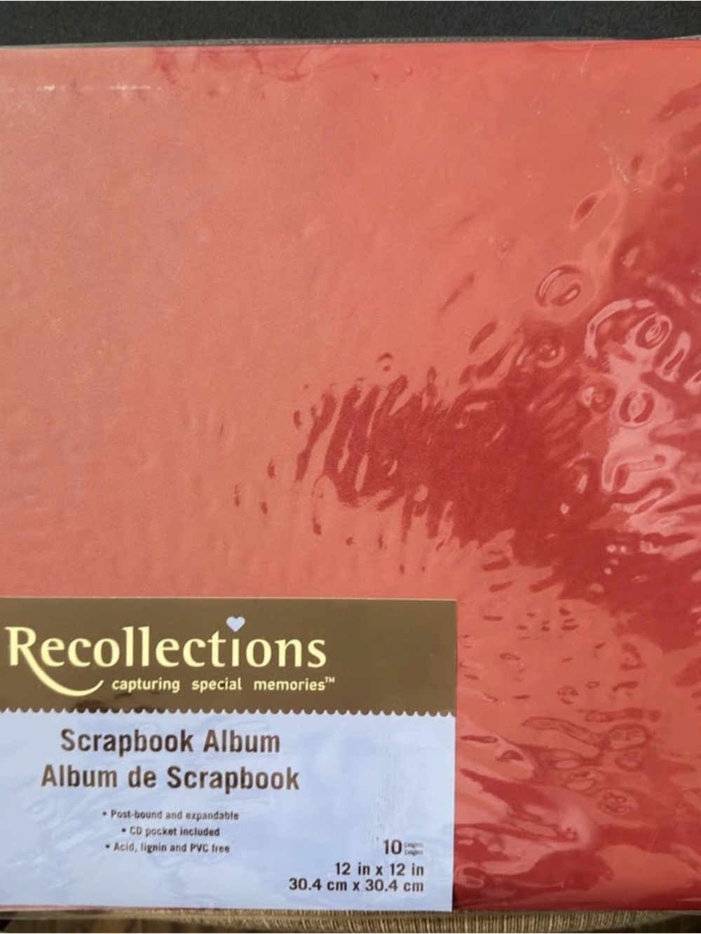 Recollections Red Scrapbook Album  12 x 12